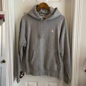 Vintage CHAMPION Reverse Weave Hoodie Sweatshirt sz Medium distressed